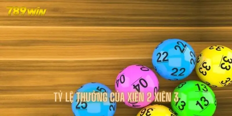 Khám phá từng tỷ lệ thưởng siêu khủng của xiên 2 xiên 3